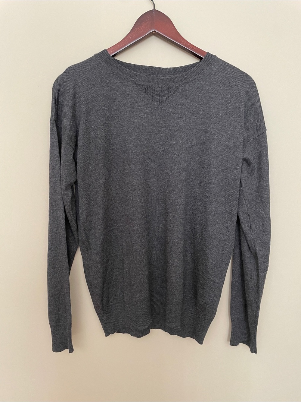 Atmosphere Charcoal Gray Crewneck Sweater